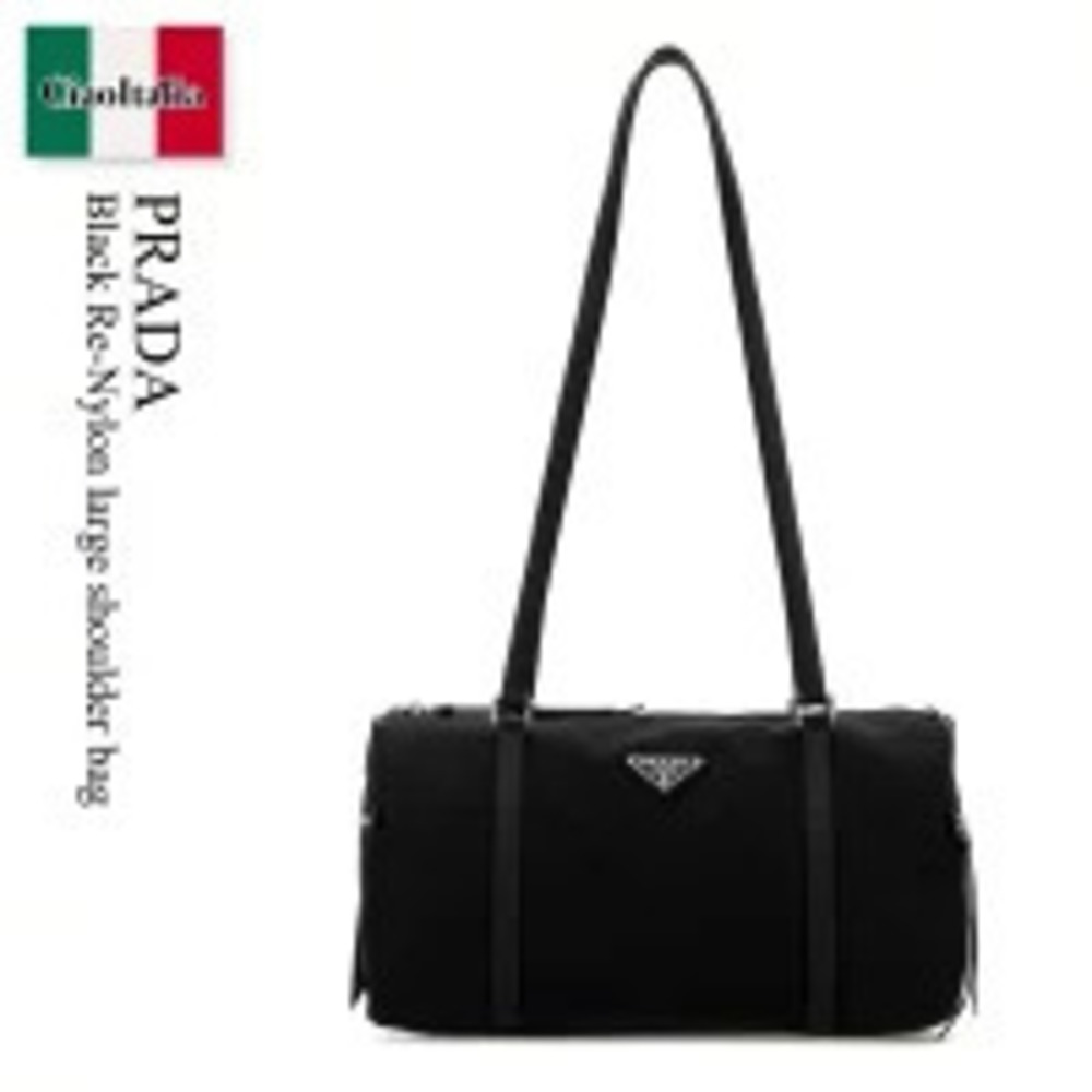 Prada Bag Black Re Shoulder Pouch